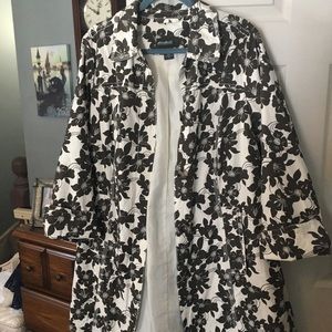 Eddie Bauer mid weight knee length coat.